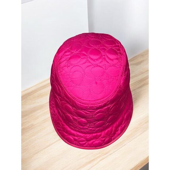 NWT Y2K Coach 2748 Quilted C Peaked Crusher Hat Size P/S